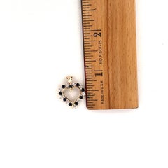 14K Diamond & Sapphire Heart Pendant14K Diamond & Sapphire Heart Pendant