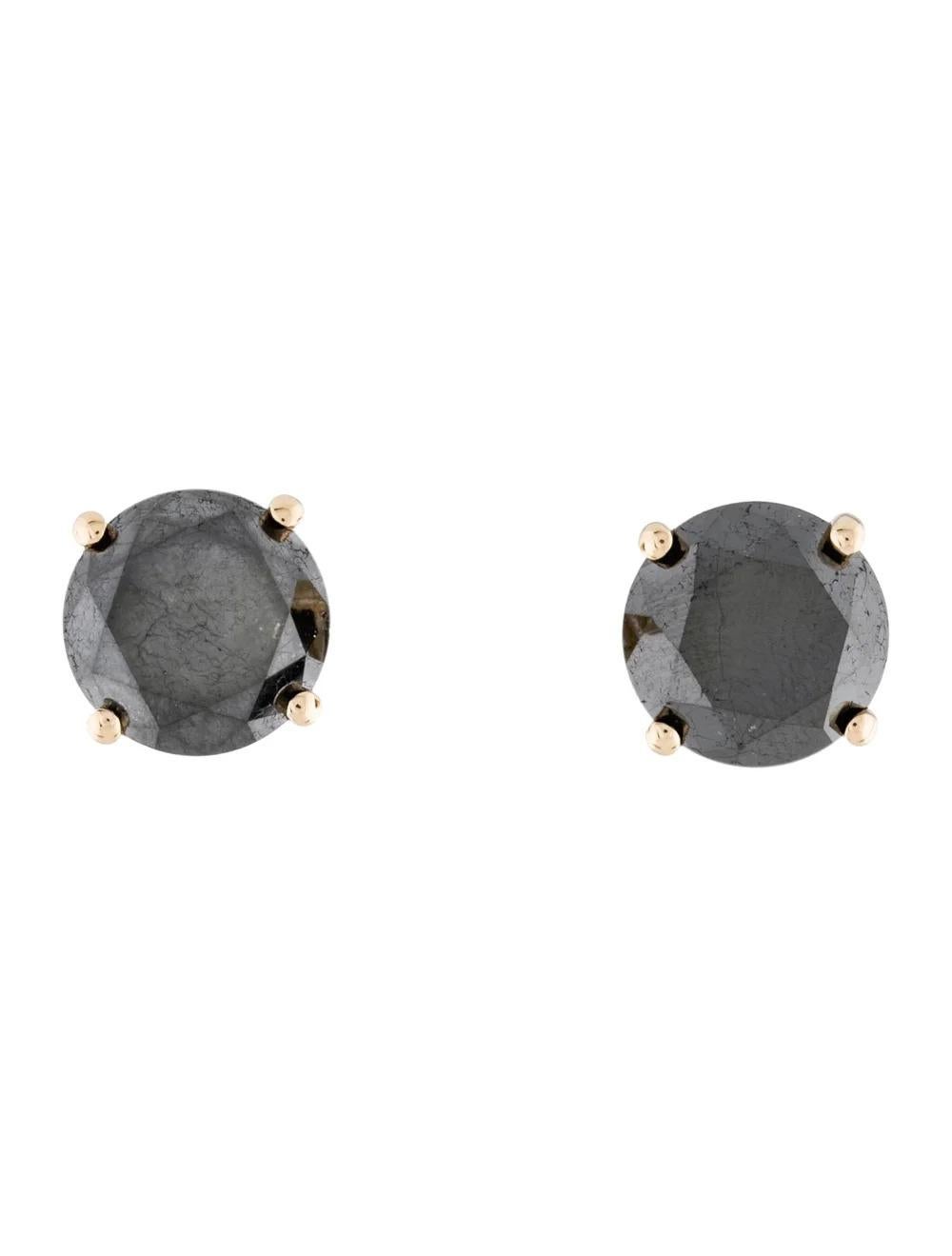 Introducing these stunning 14K Yellow Gold Diamond Stud Earrings, a pinnacle of luxury and elegance. Crafted with meticulous attention to detail, these earrings are a timeless addition to any jewelry collection.

Specifications:

* Metal Type: 14K