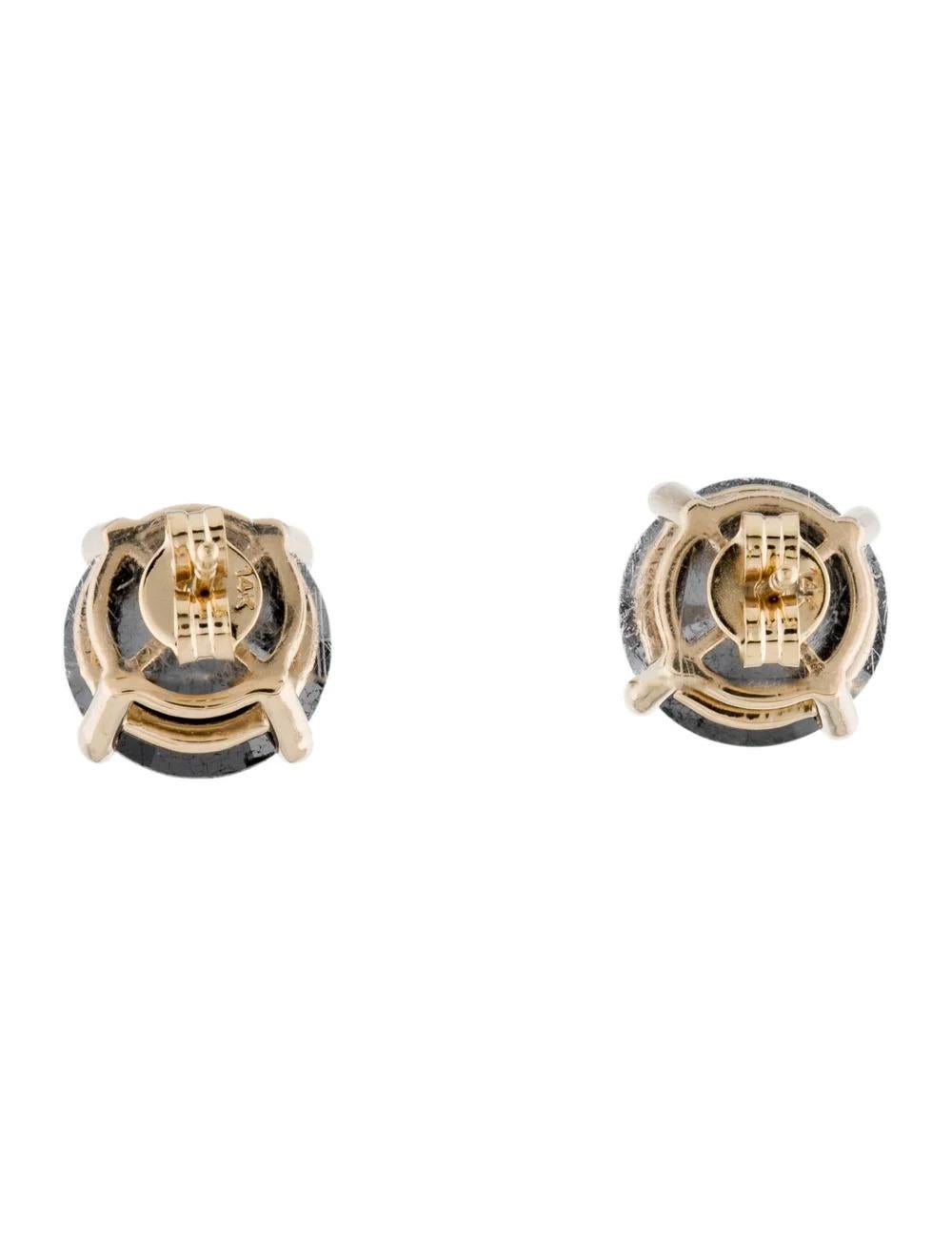 14K Diamond Stud Earrings 12.42ctw - Timeless Elegance, Sparkling Brilliance In New Condition For Sale In Holtsville, NY