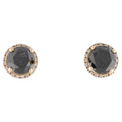 14K Boucles d'oreilles diamant 5.26ctw - Beauté Timeless, Brillance étincelante