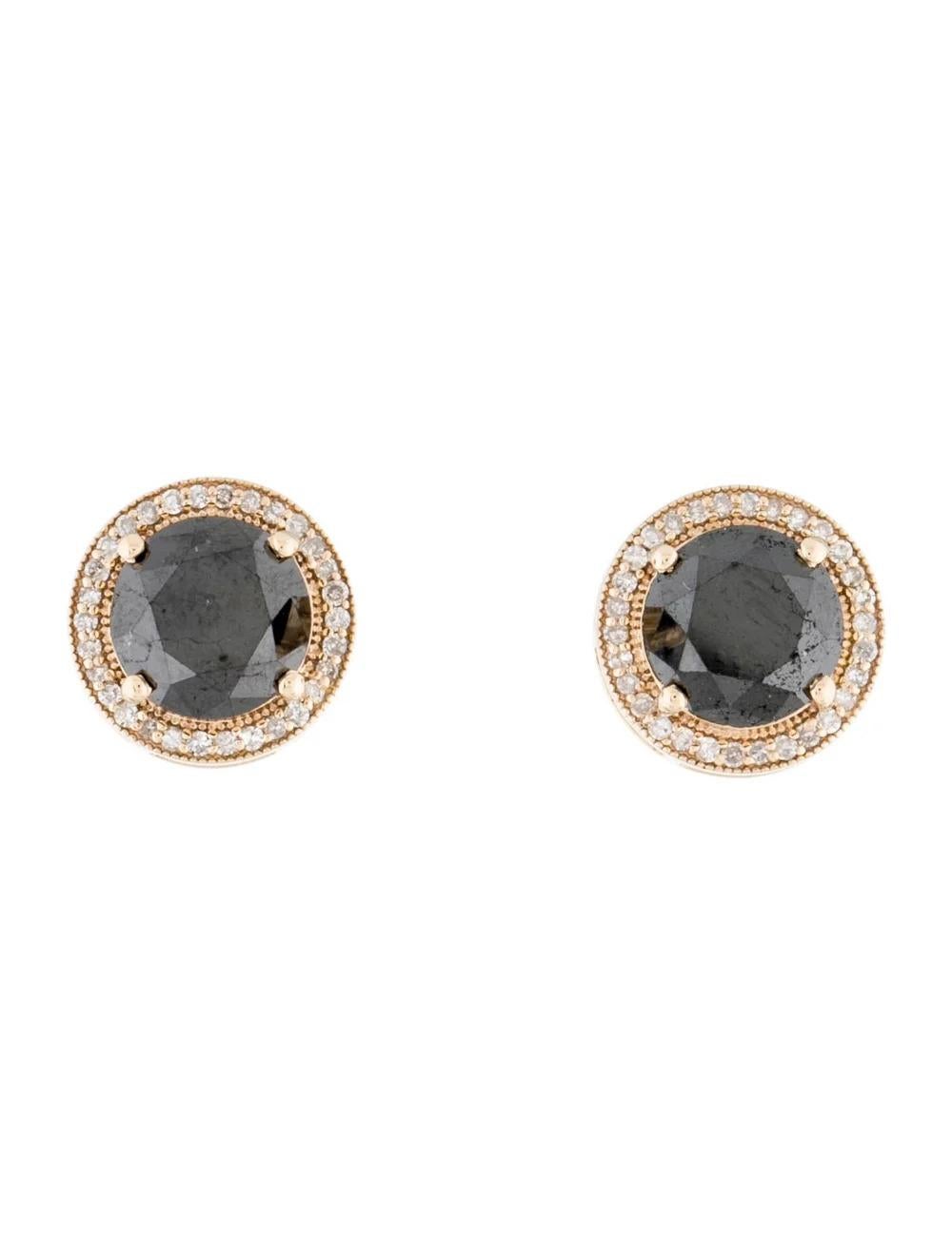 Discover elegance with these stunning 14K Yellow Gold Diamond Stud Earrings. Crafted to perfection, these earrings exude timeless sophistication and luxury.

Specifications:

* Material: 14K Yellow Gold
* Length: 0.5 inches
* Width: 0.5 inches
*