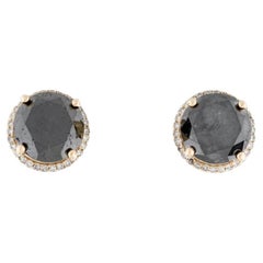 14K Diamant Ohrstecker - 7.46ctw - Timeless &  Eleganter Statement-Schmuck