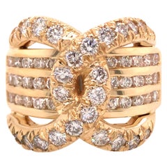 14K Diamond Twist Band Yellow Gold 14K Diamond Twist Band Yellow Gold