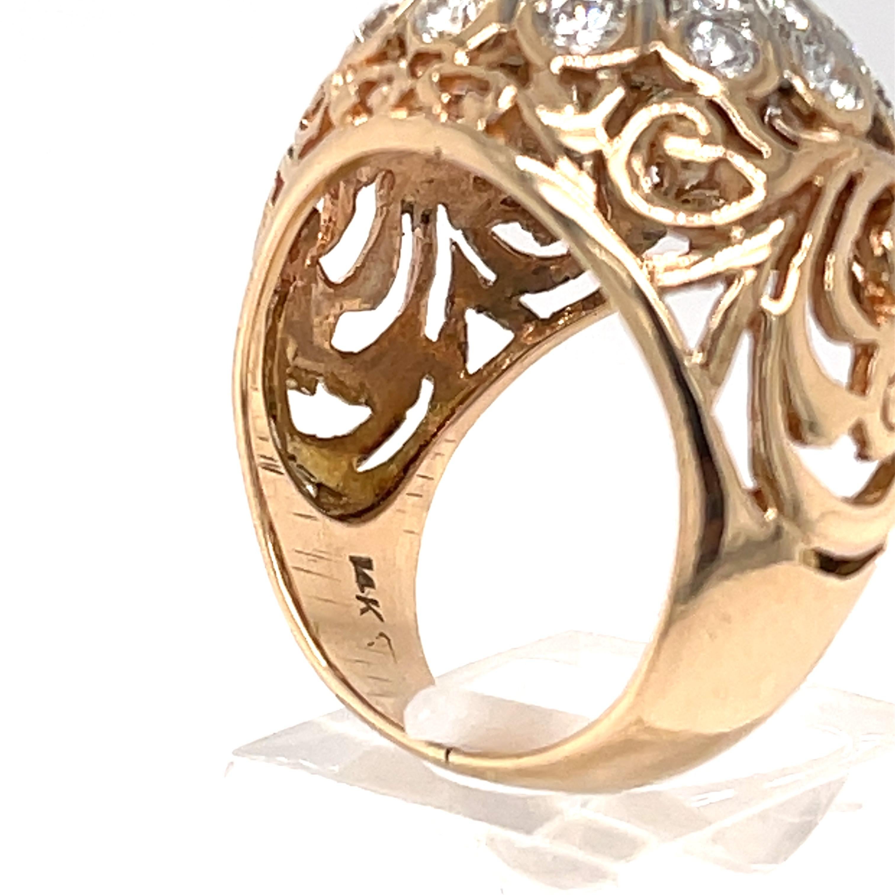 ladies kentucky cluster ring