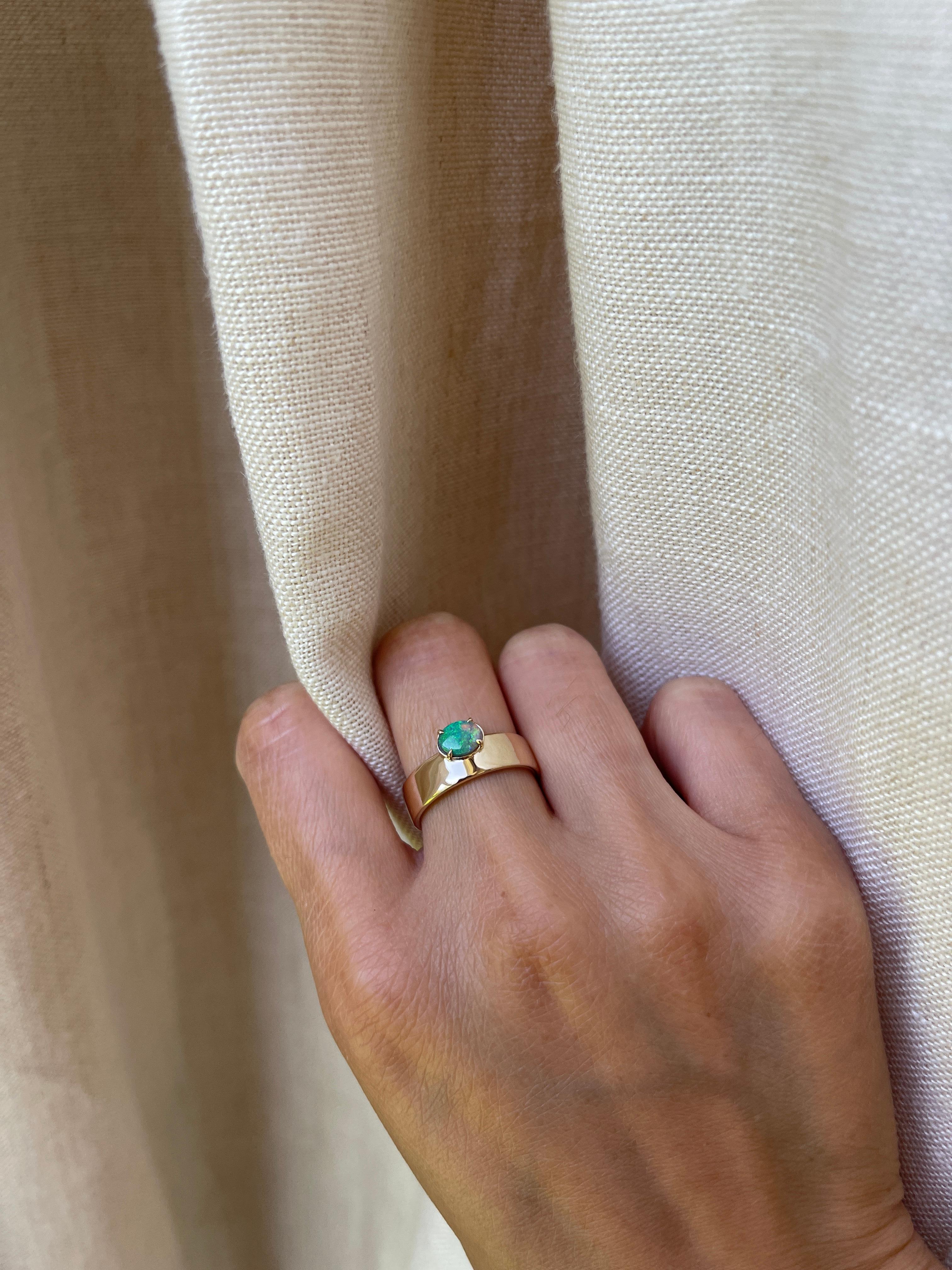 opal ring vintage