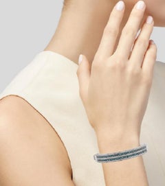 14k Elegant Diamond Hinge Bangle