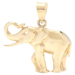 Vintage 14K Elephant Charm