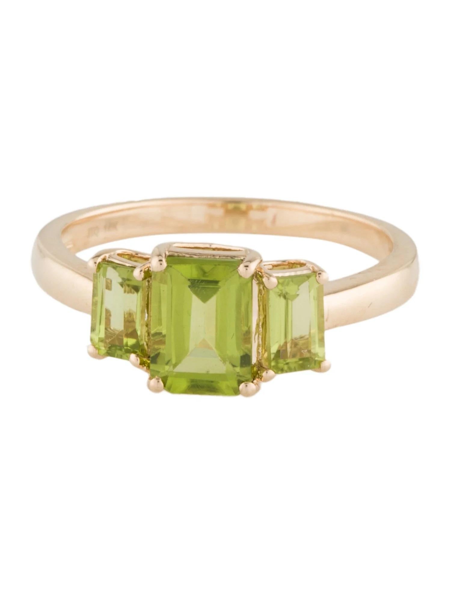 Artist 14K Emerald & Diamond Cocktail Ring  0.97ct Emerald Cut Emerald  1.01ct Modifi For Sale