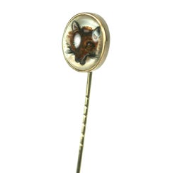 14k Essex Crystal Fox Stickpin