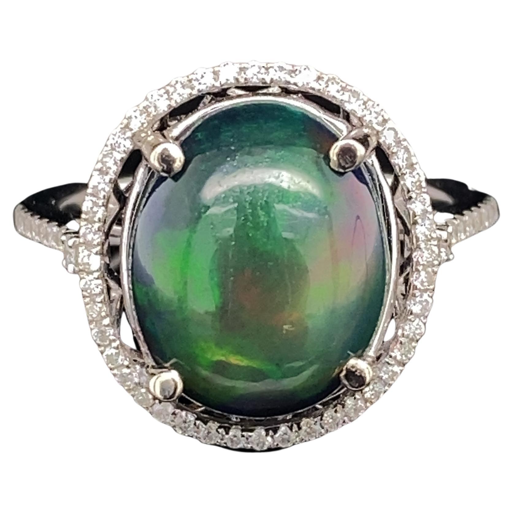 14k Ethiopian Opal Ring For Sale