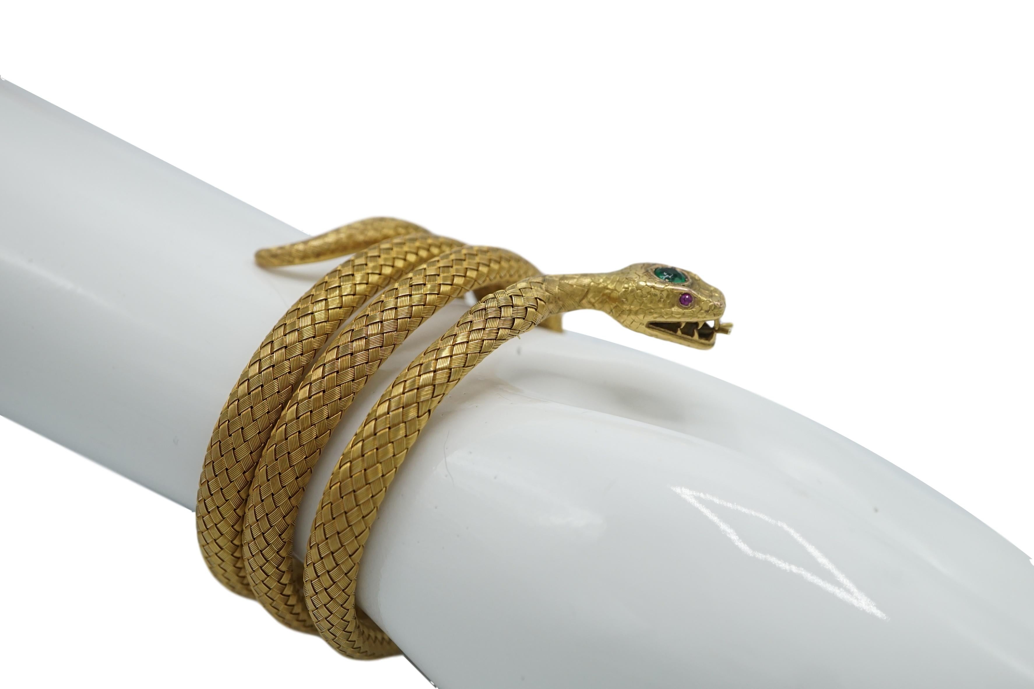 wrap around snake bracelet