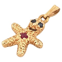 14k Gingerbread Man Charm