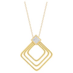 14K Gold 0.15 ct. tw. Diamond Pendant Necklace