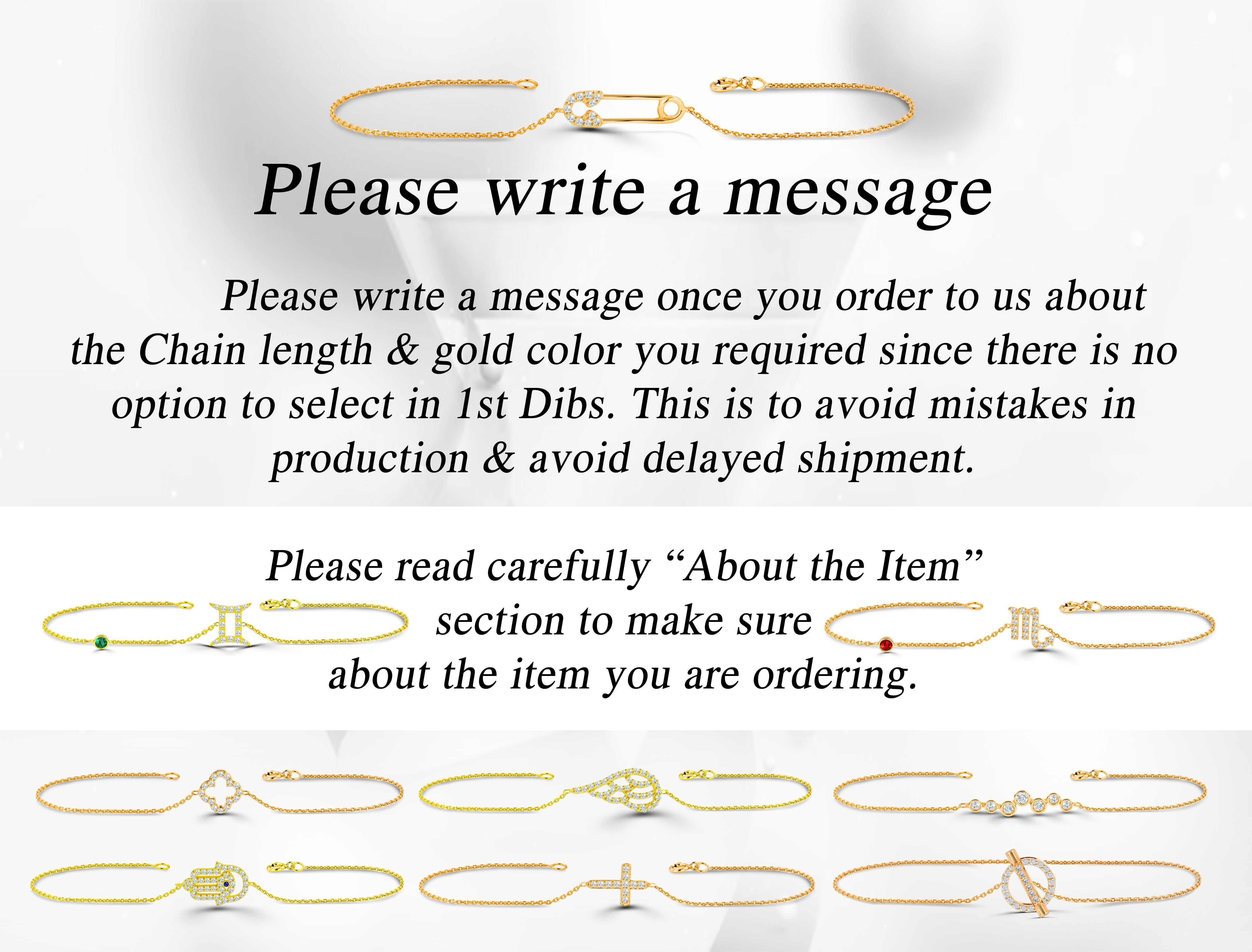 14K Gold 0.2 Ct Diamond XO XO Friendship Bracelet For Sale 1