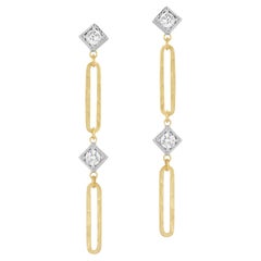 Diamond Dangle Earrings