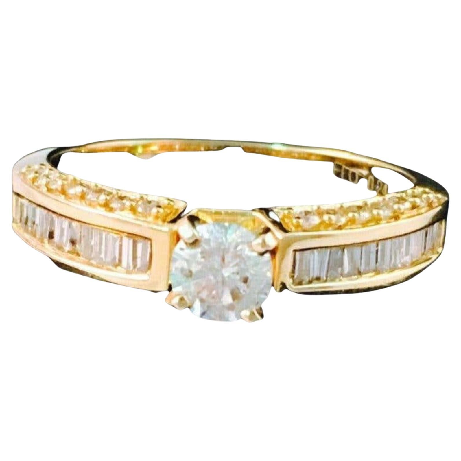 14k Gold, 0.50 Carat VS/G Diamond Engagement Ring