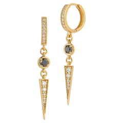 Oro 14K 0,58 ct. tw. Abbracci con motivo a triangolo penzolante