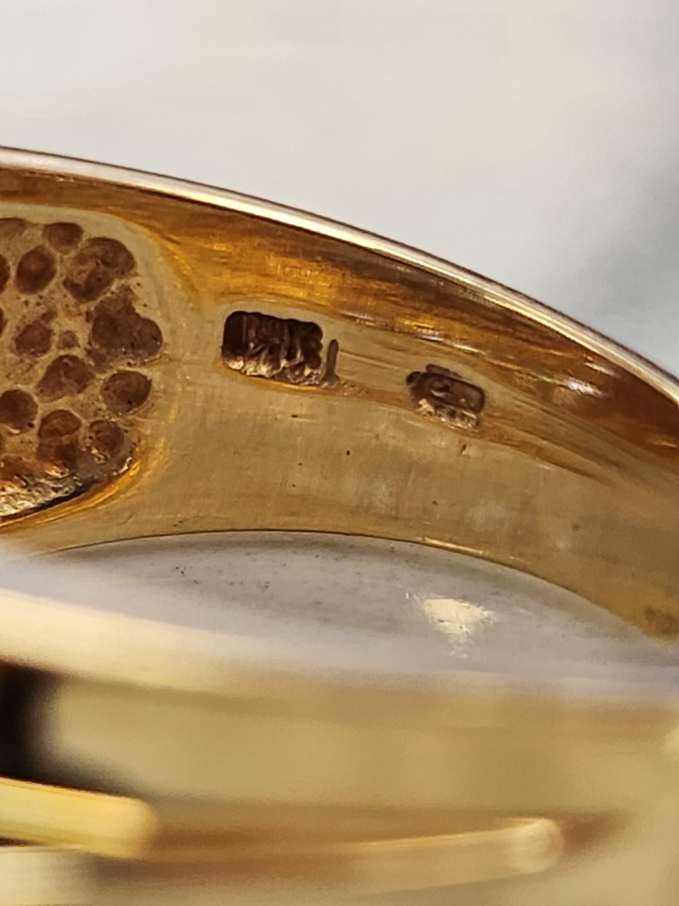 da uomo o donna Anello dritto in oro 14K con diamanti taglio Baguette e Brilliante rotondo da 1,75 carati in vendita