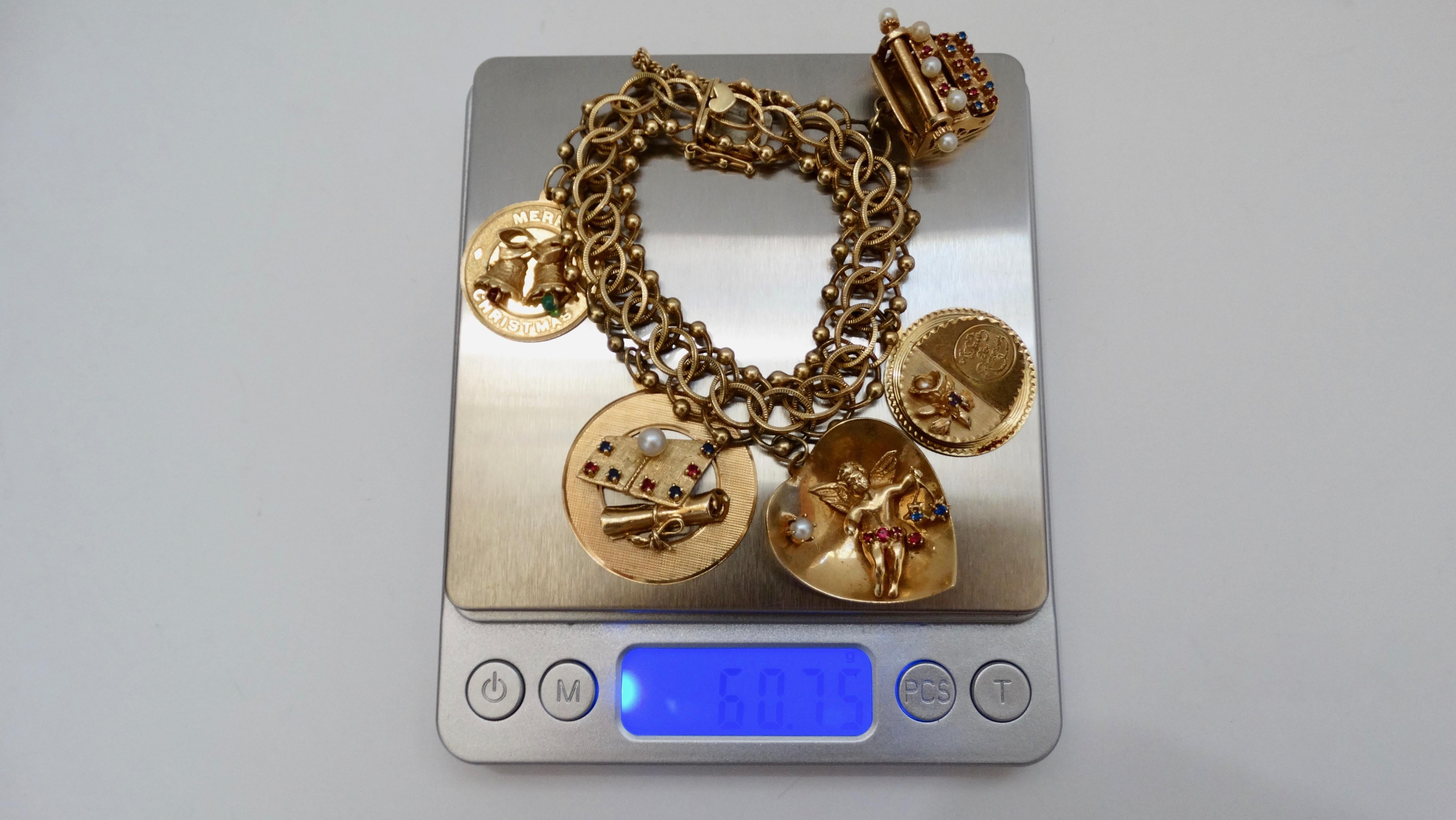 Charm Bracelet 1950s 1