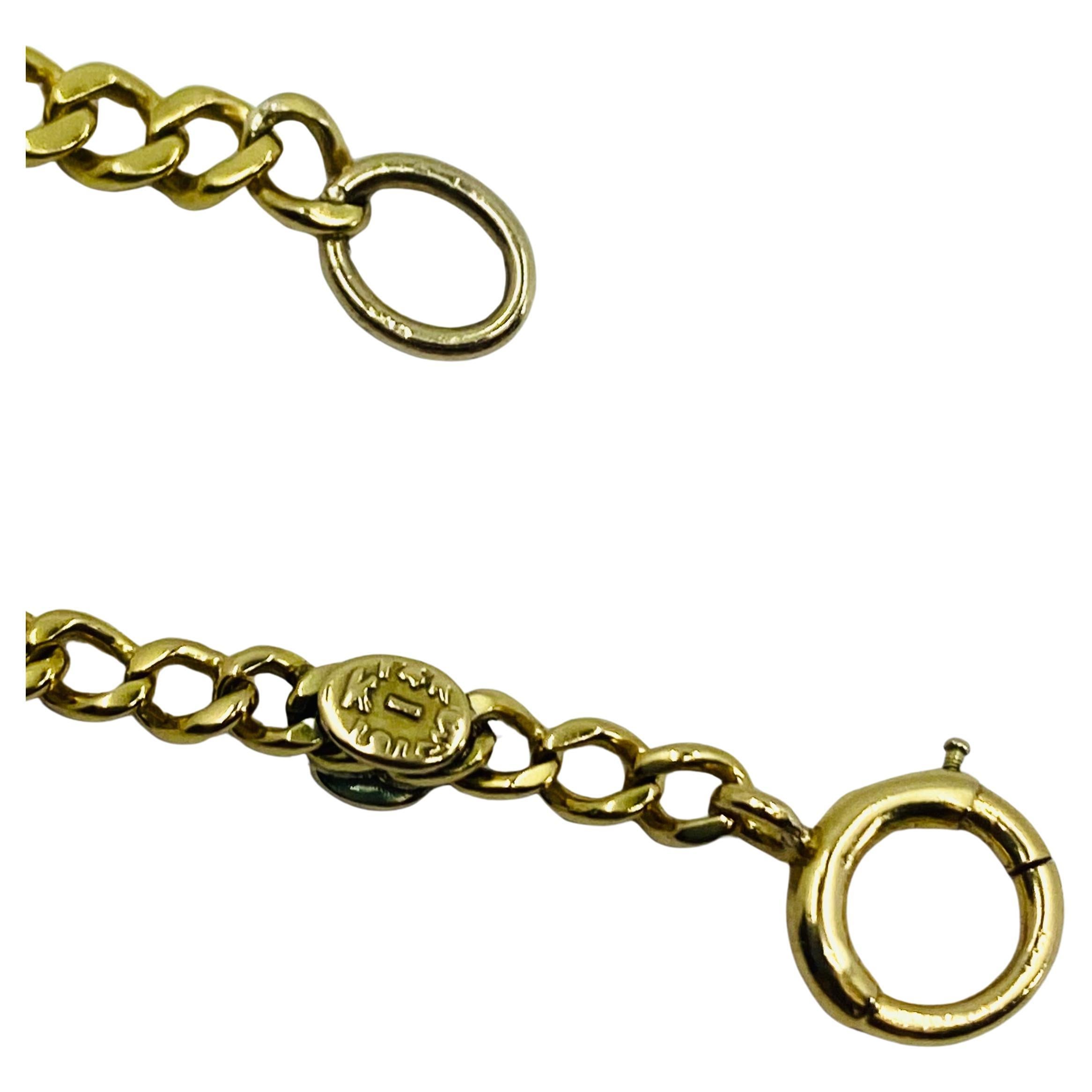 Collier en or 14k avec pendentif ancre et chaîne à motif de corde en vente 5