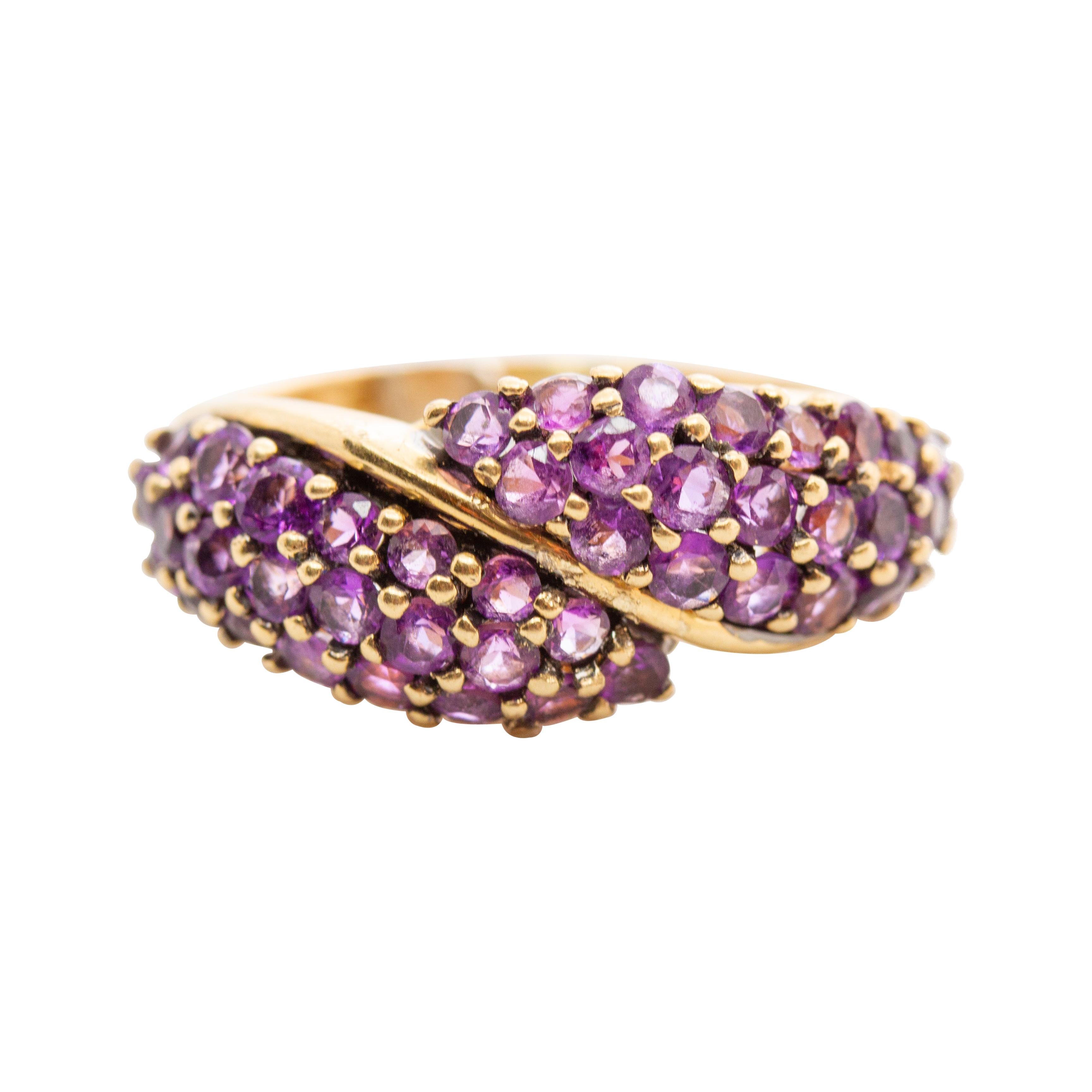 14k Gold and Amethyst Ring