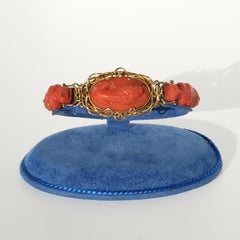 14K Gold and Coral Bracelet from a important Swedish collection
