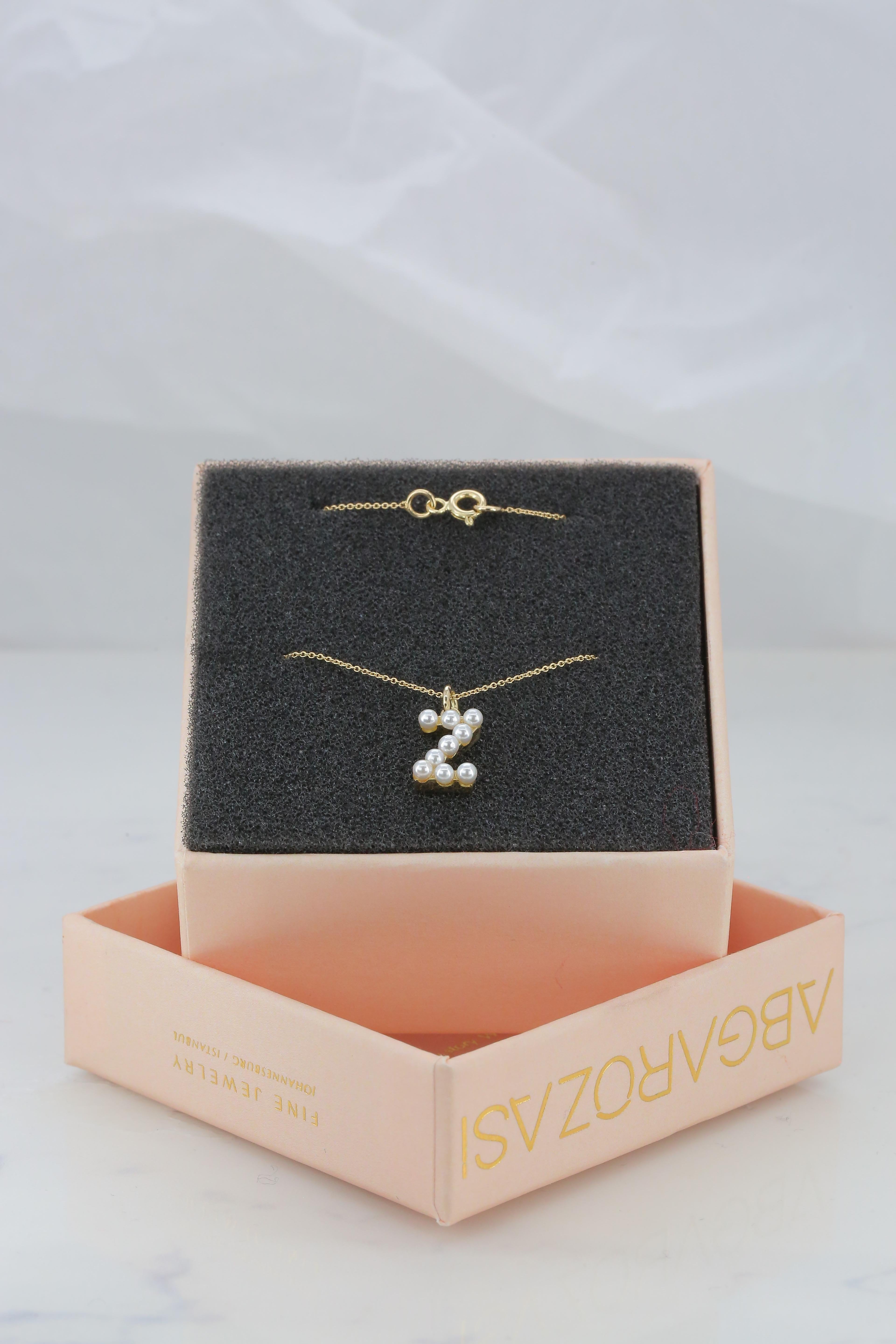 z initial necklace