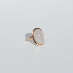 14k Gold und Quarz-Ring, hergestellt 1956 in Finnland