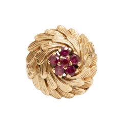 14k Gold and Ruby Ring