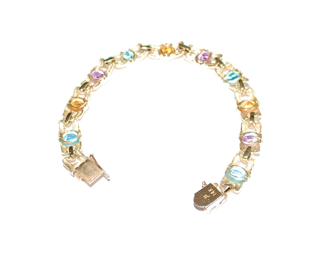 semi precious stone bracelet