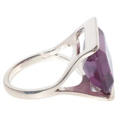 14K Gold and Synthetic Corundum Vintage Ring