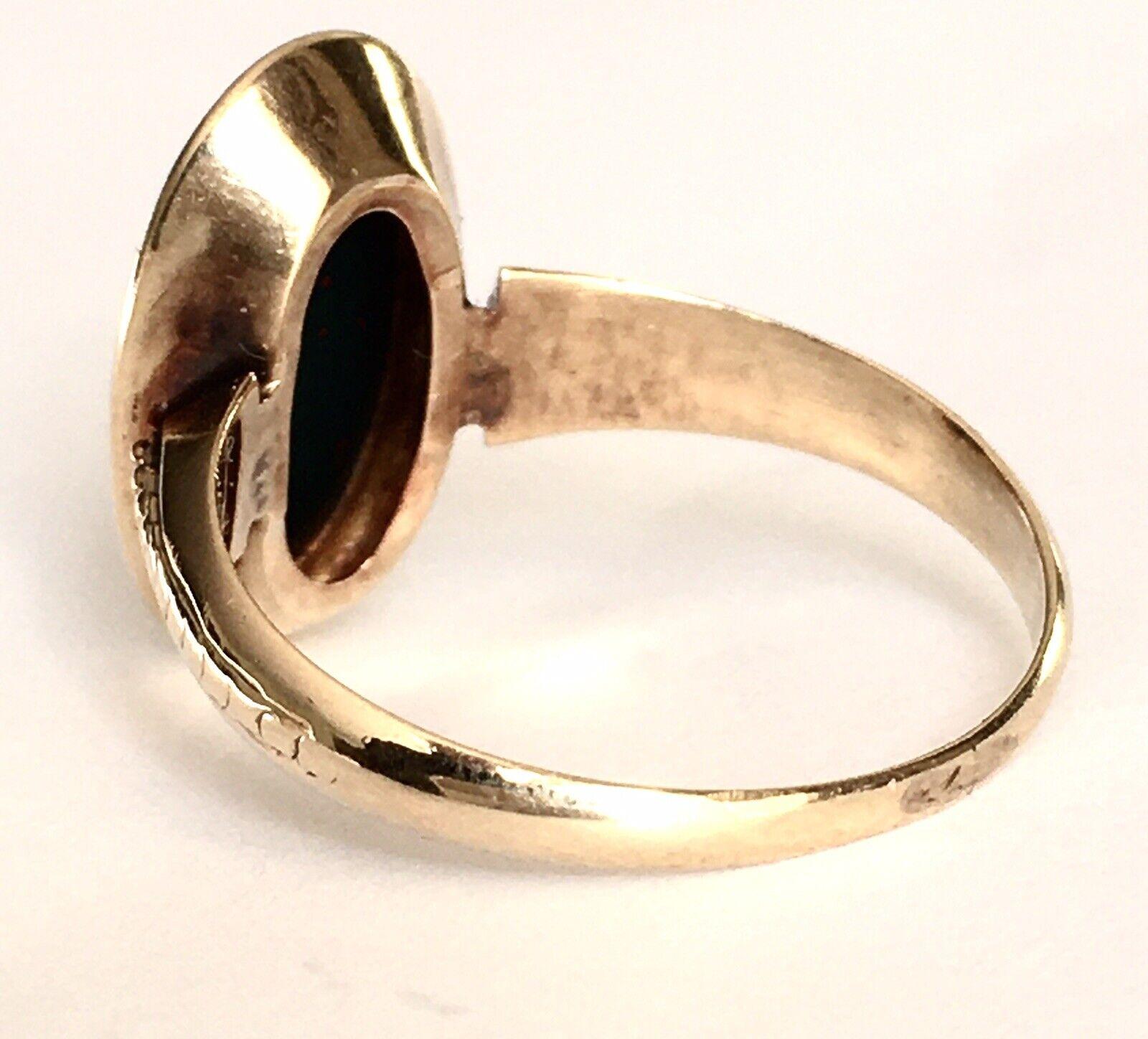 vintage bloodstone ring