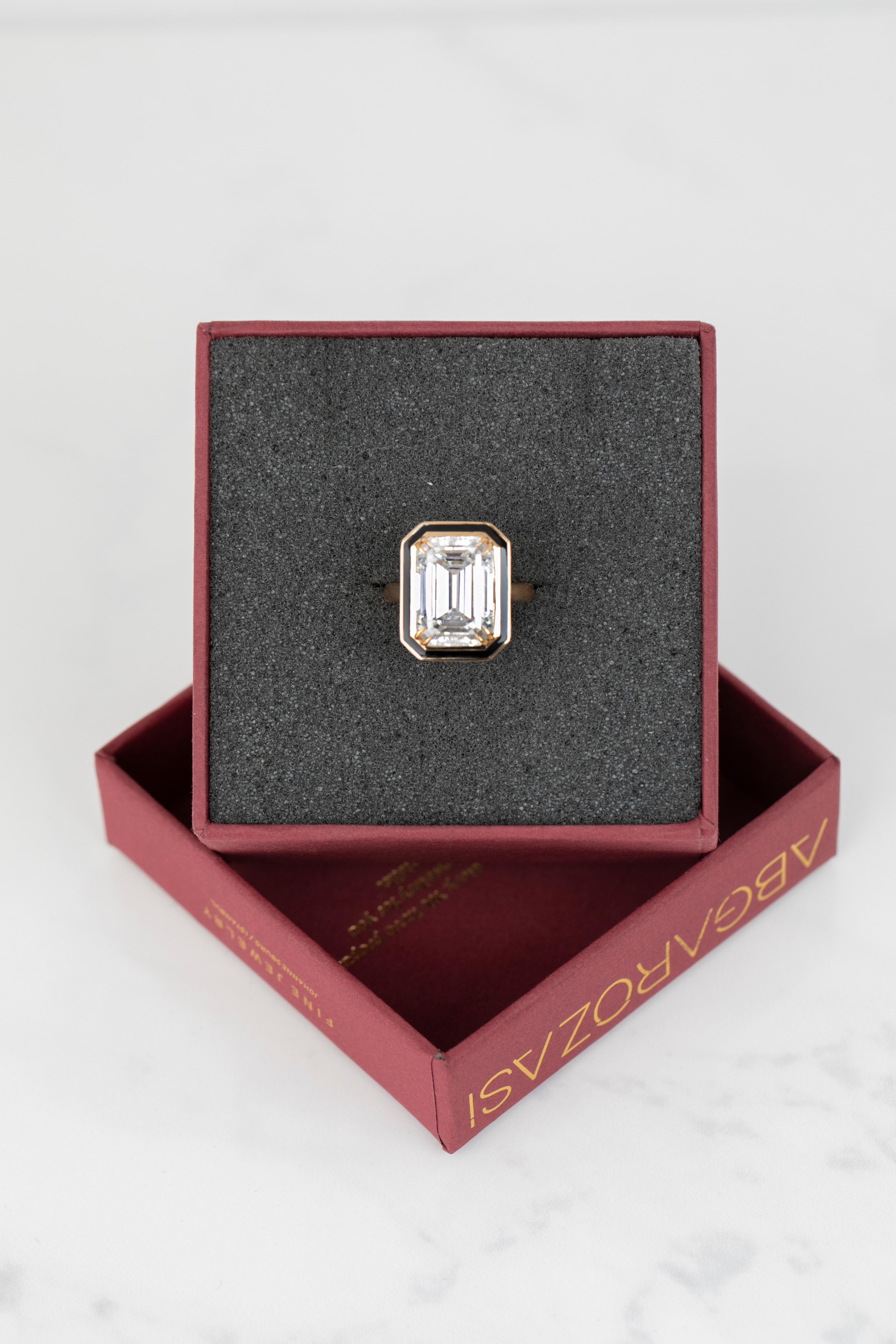 For Sale:  14K Gold Art Deco Style 8.05 Ct. Moissanite Gold Cocktail Ring 8
