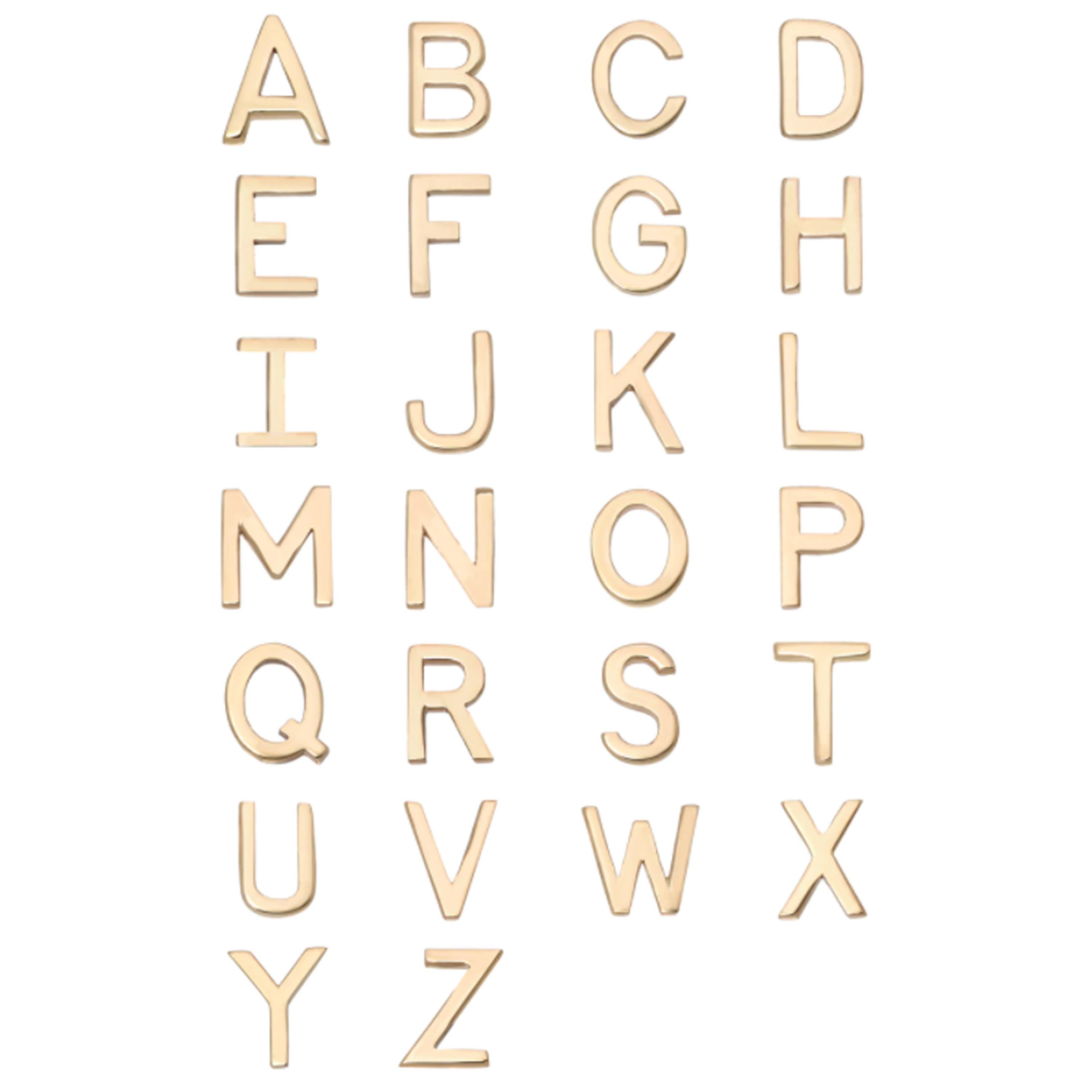 modern initial necklace