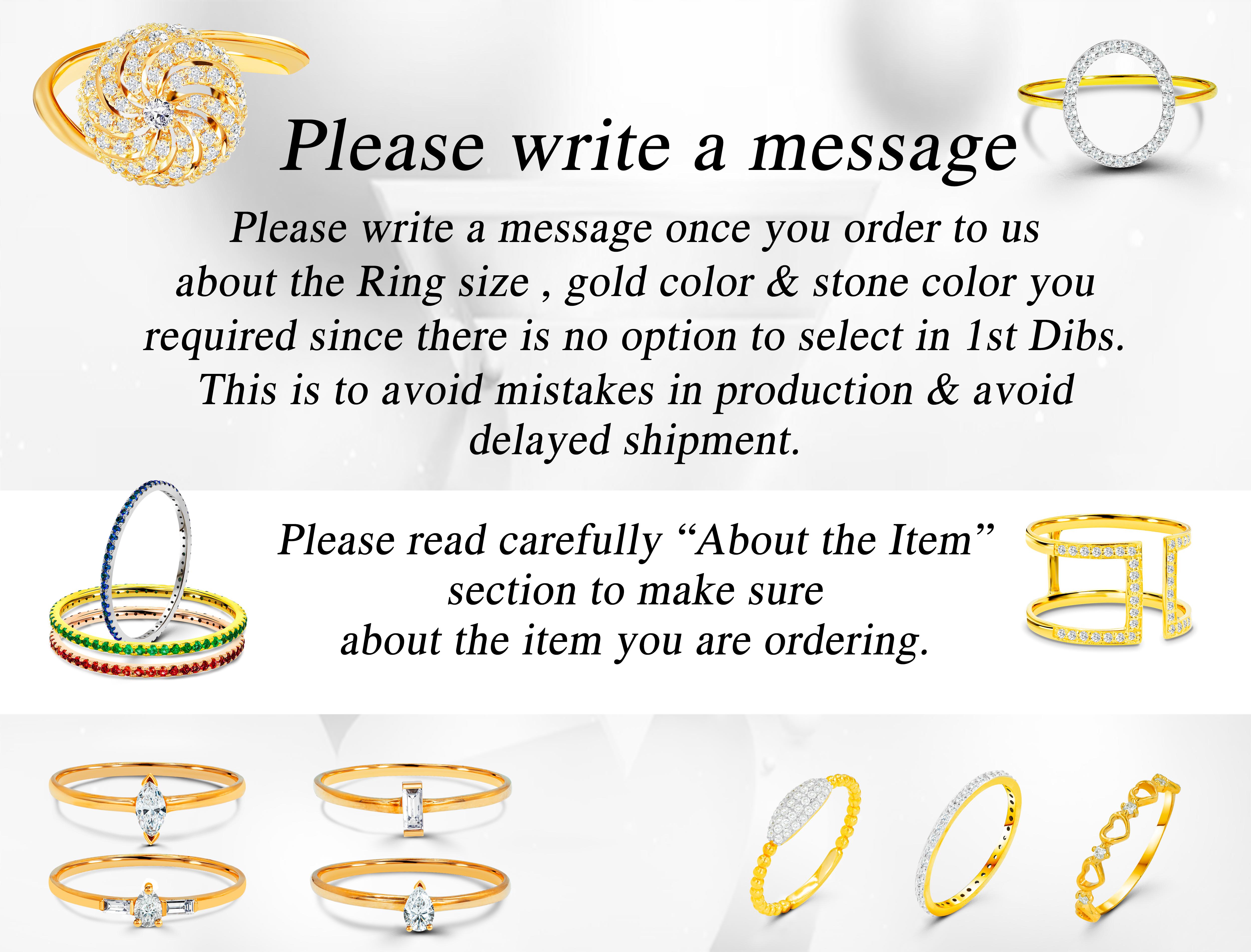 For Sale:  14k Gold Baguette Diamond Ring Baguette Wedding Ring Minimalist Ring 9