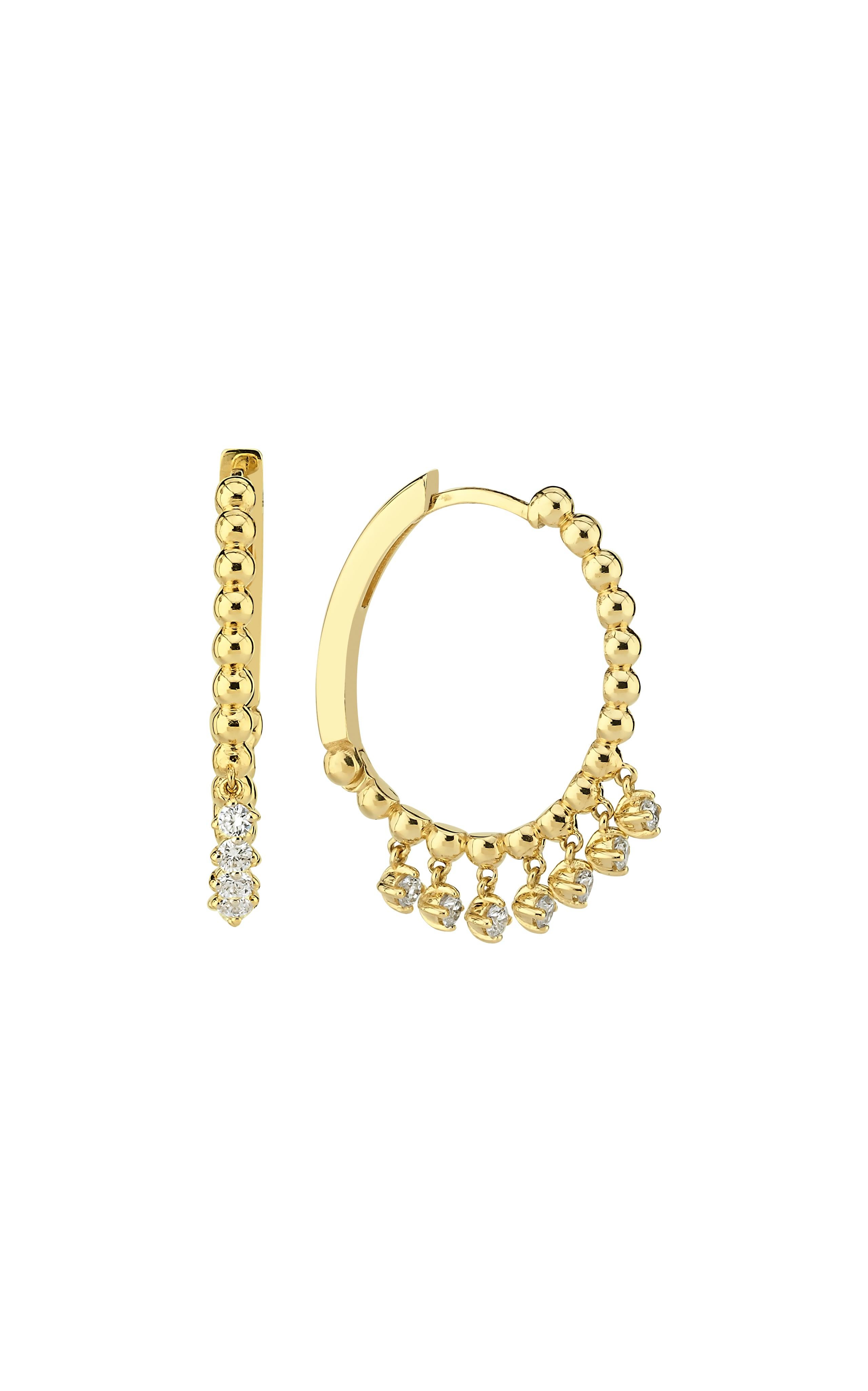 Cerchi a sfera in oro 14k con diamanti da 0,71 carati In condizioni Nuovo in vendita a Okmeydanı, 34