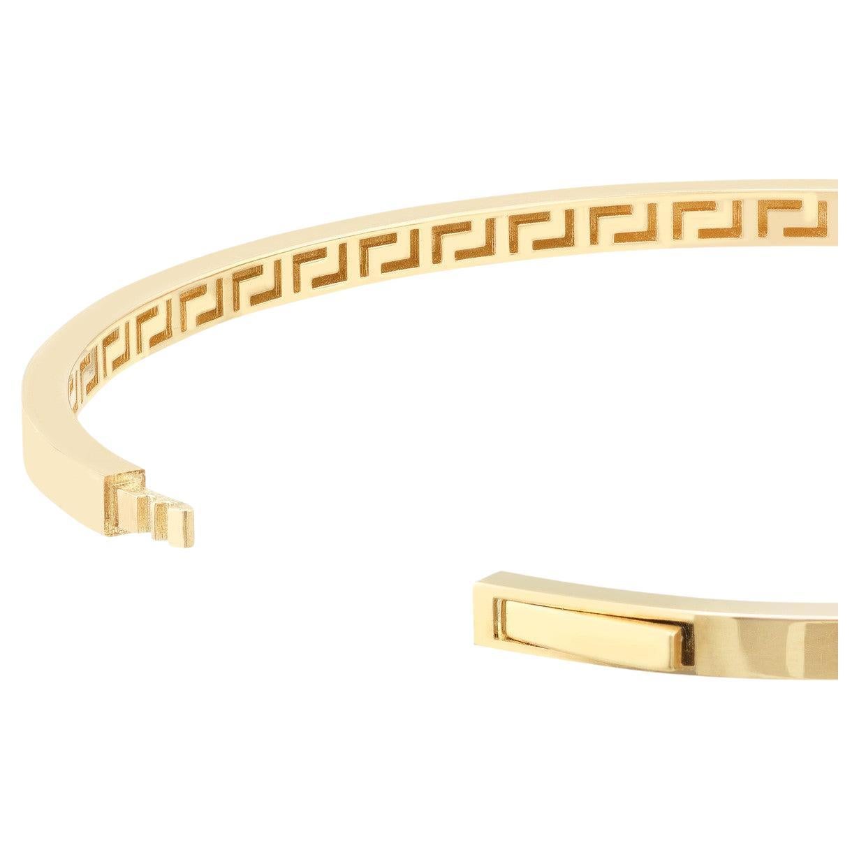 14 karat gold bangle bracelet for women