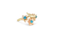 14k Gold Bird on Branch Ring