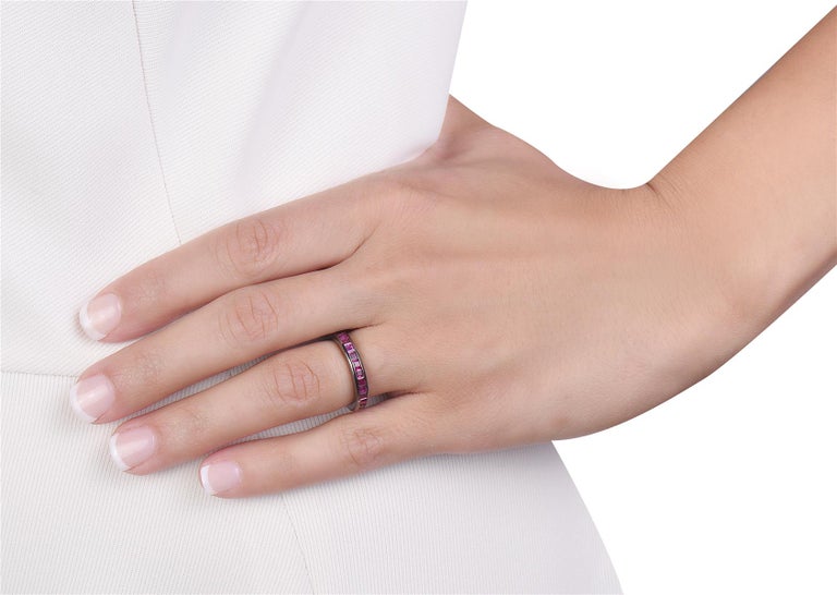 Camden White Rhodium Flex Eternity Bangle main image 1