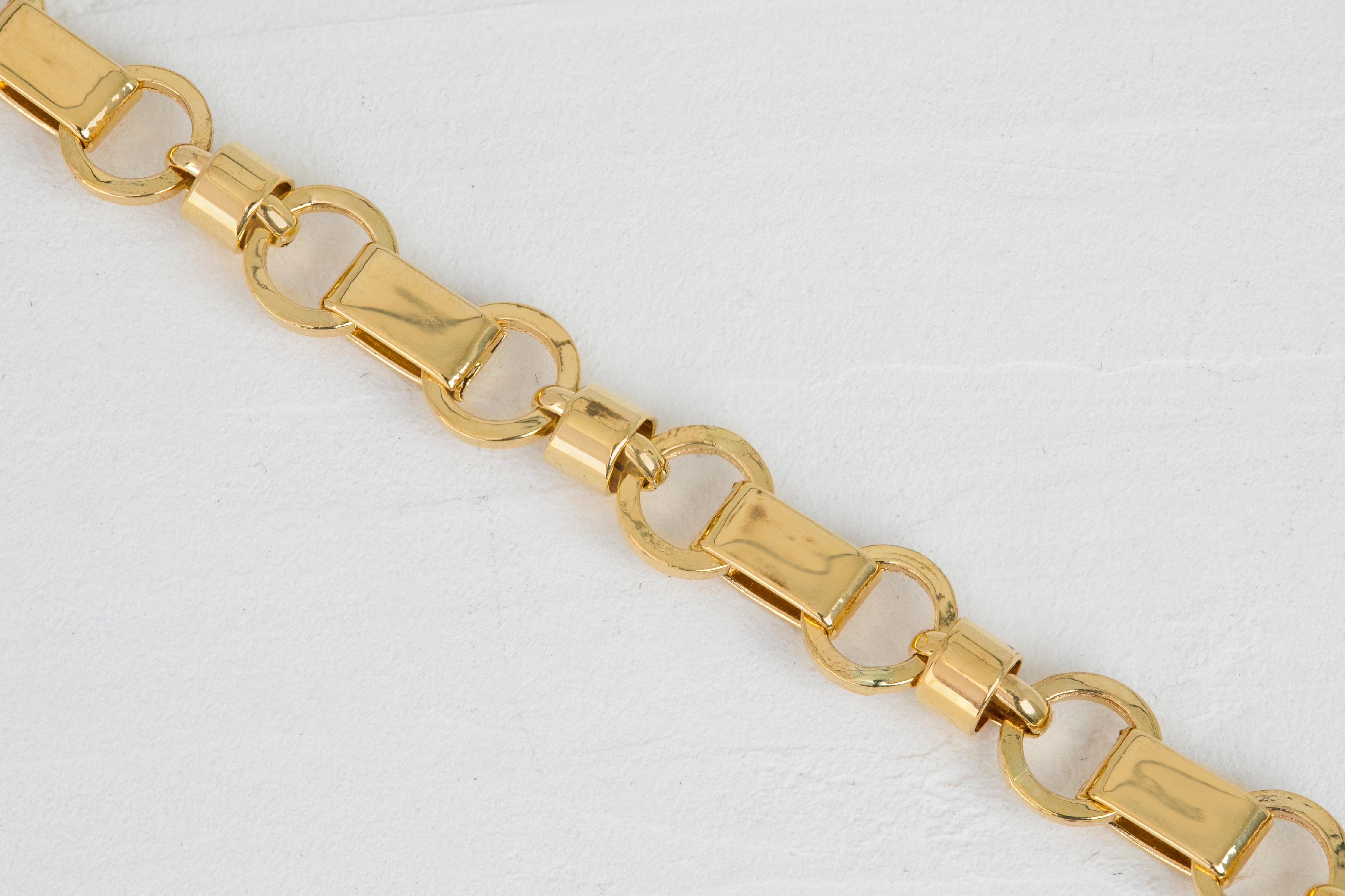 Women's 14k Gold Bracelet Ringed New Model New Trend Bracelet For Sale