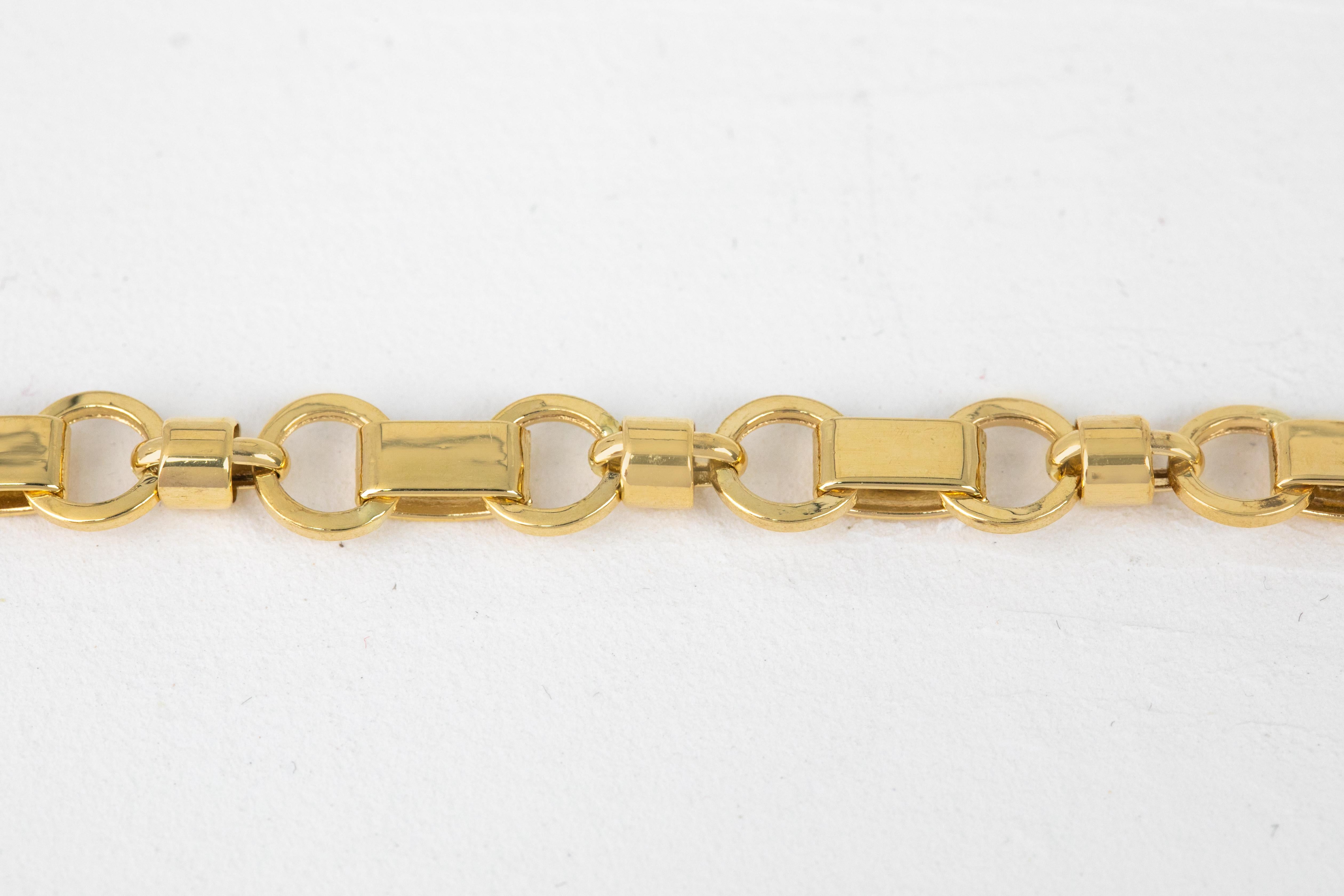 14K Goldarmband mit Ring, neu, Modell New Trend-Armband 4