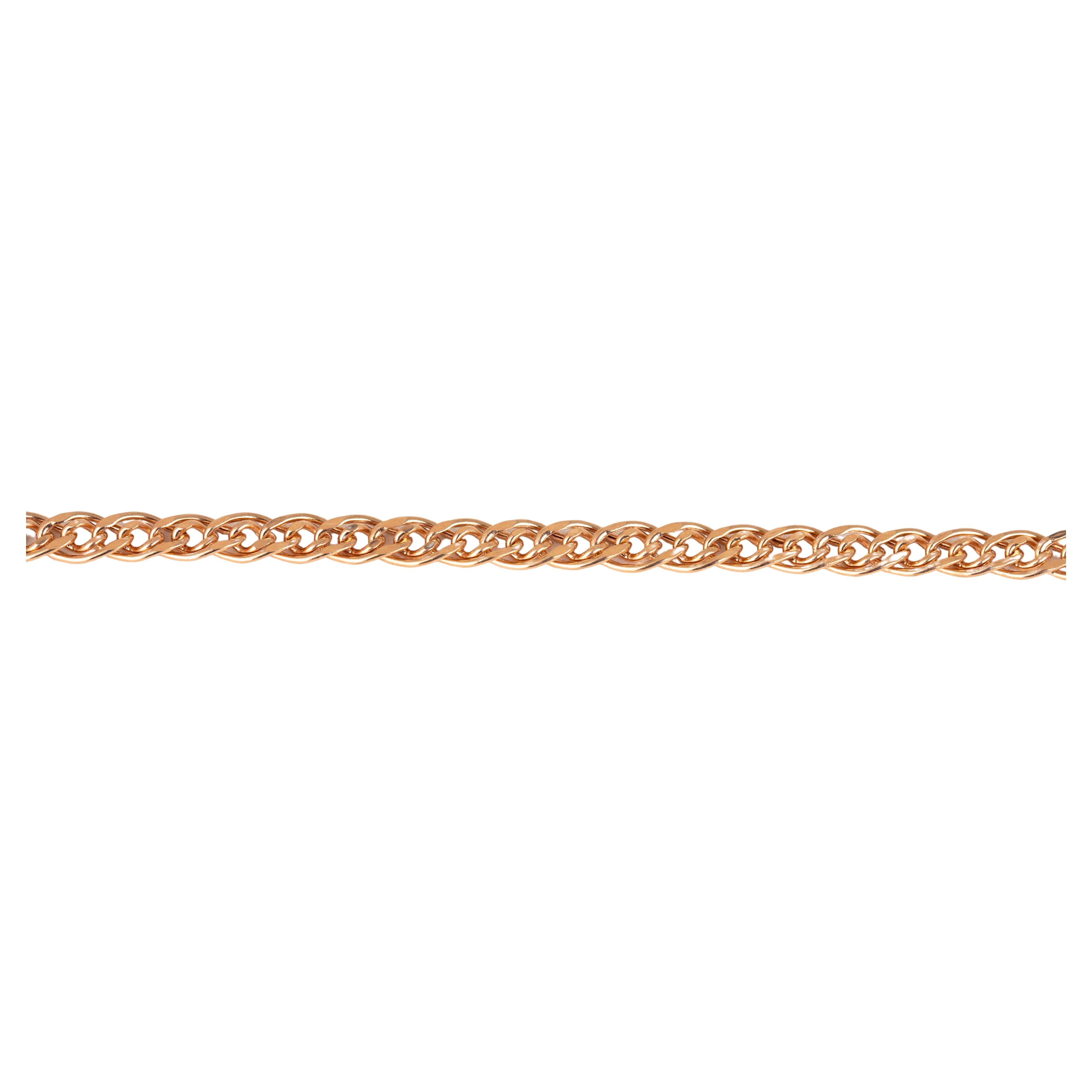 14K Goldarmband mit kühner Kette, 14k Goldkette Armband im Zustand „Neu“ in ISTANBUL, TR