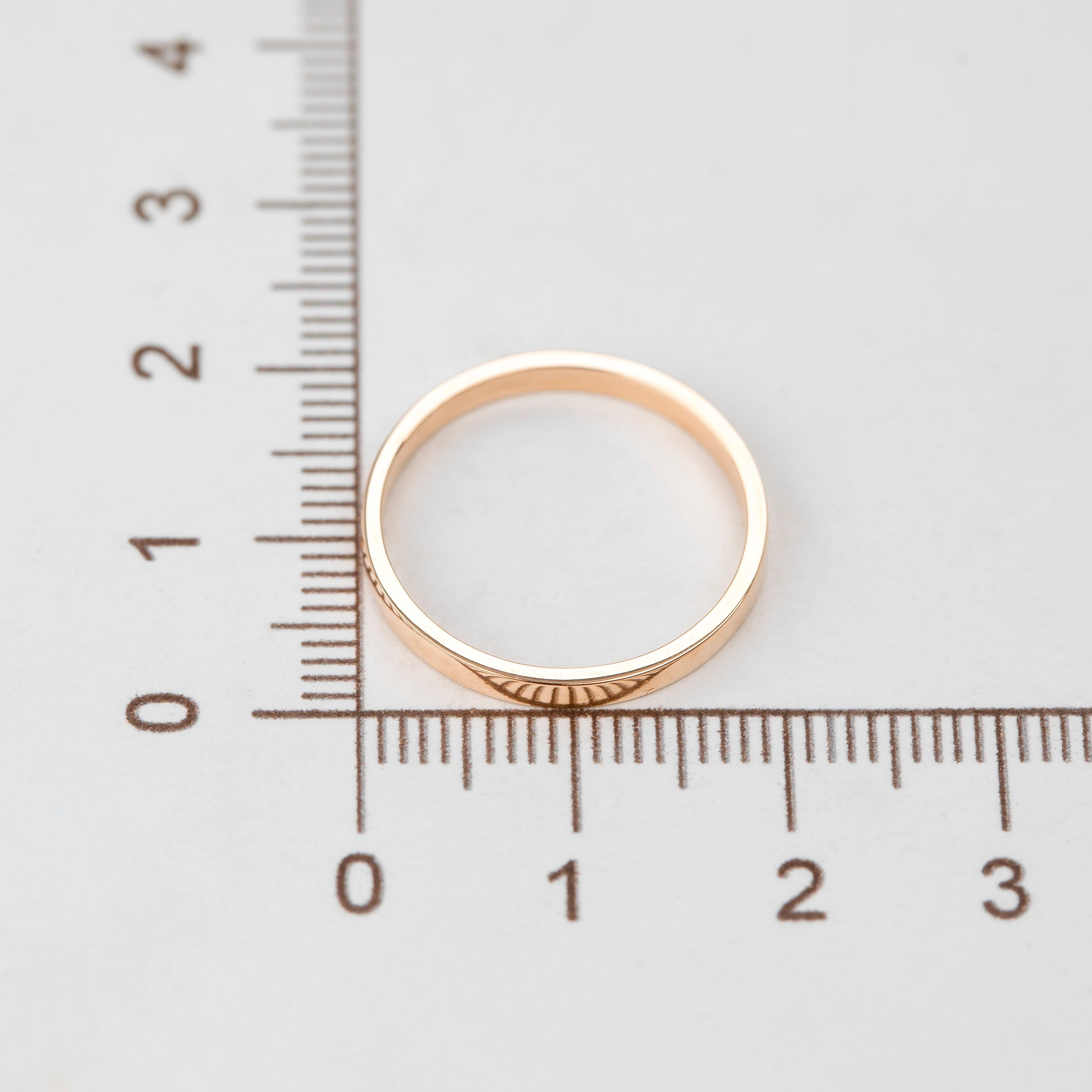 Anello nuziale botanico alla camomilla in oro 14K - Eleganza del design floreale della botanica in vendita 4