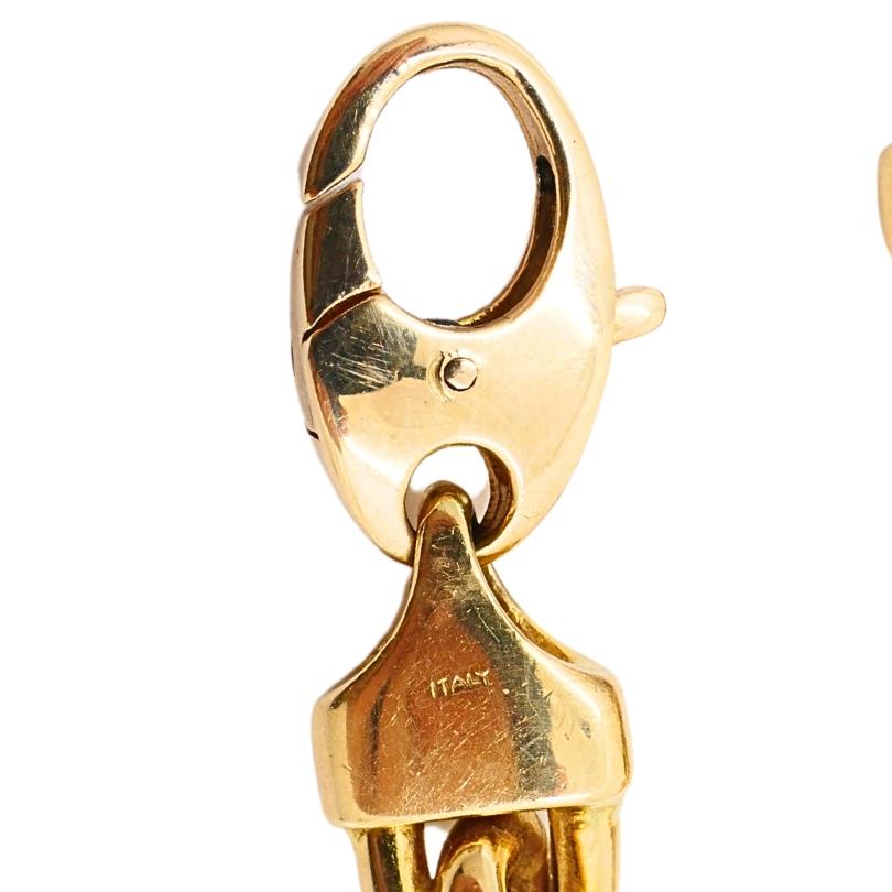 Collana a catena in oro 14k A Link ovali e grossi Gioielli Vintage in vendita 3