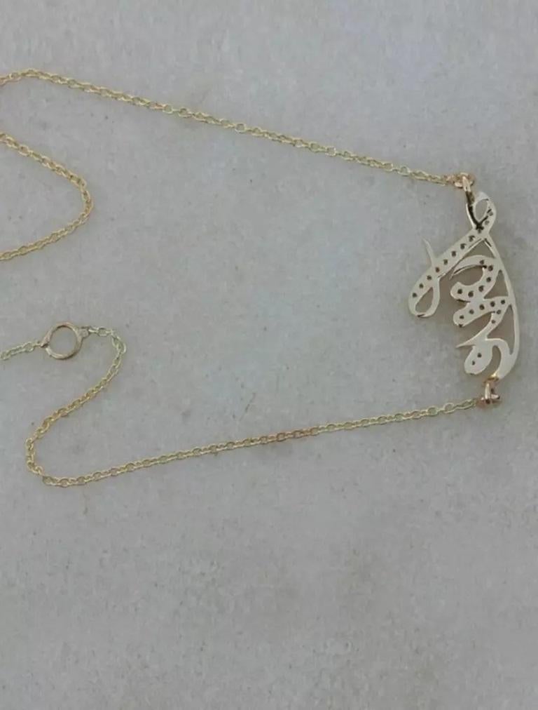 14K Gold Charm Bracelet Jewelry Natural Diamond In New Condition For Sale In Chicago, IL