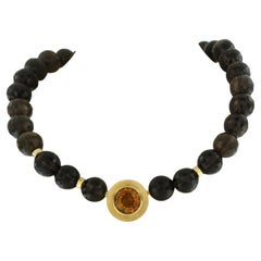 Collares de cuentas de granate