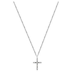 Used 14k Gold Cross Necklace Christ Cross Pendant Religious Jesus Necklace