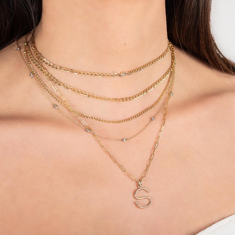 14 Karat Gold Cuban Link Choker Necklace For Sale at 1stDibs 14 karat