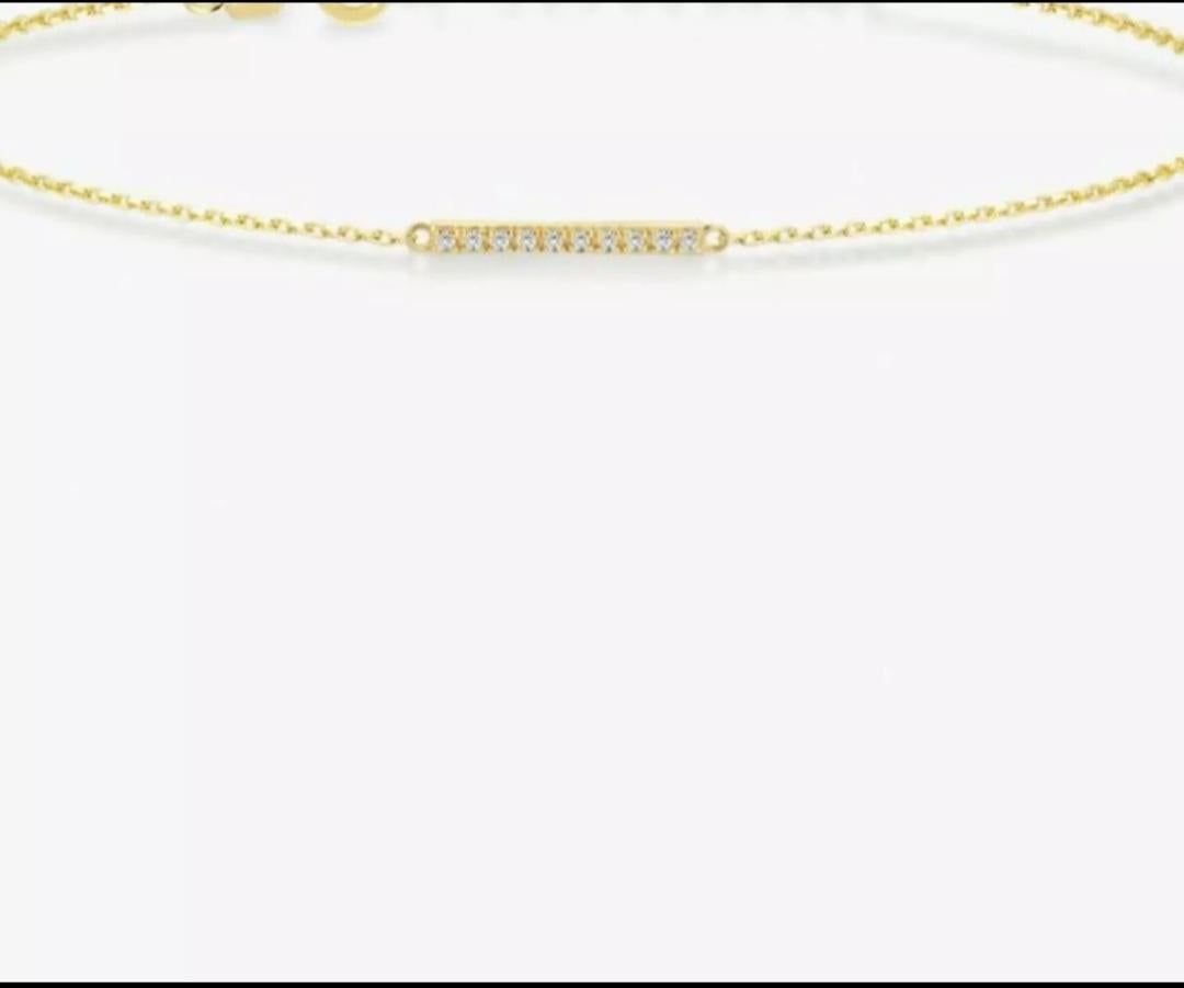 14K Gold Diamond Bar Bracelet Solid Gold Bracelet For Women Diamond Jewelry Gift

Closure
Spring Ring
Item Length
7 in
Metal
Yellow Gold
Diamond Weight
0.05 Cts Approx
Main Stone
Diamond
Base Metal
Yellow Gold
Chain Type
Anchor/Mariner
Charm