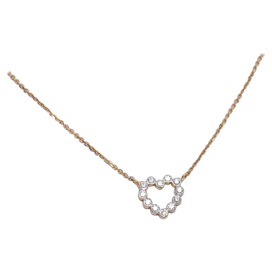 Joyas para San Valentín Collar de oro macizo con corazón de diamante Collar con corazón de diamante flotante Conjunto de bisel Collar de diamantes 14k Regalo para novia

Este delicado collar está hecho de oro macizo de 14 quilates y lleva un